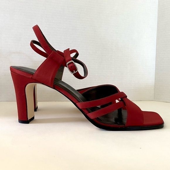 Sam & Libby “Marla” Cabernet Red Formal Heels size 10 — Y2K - Picture 9 of 14